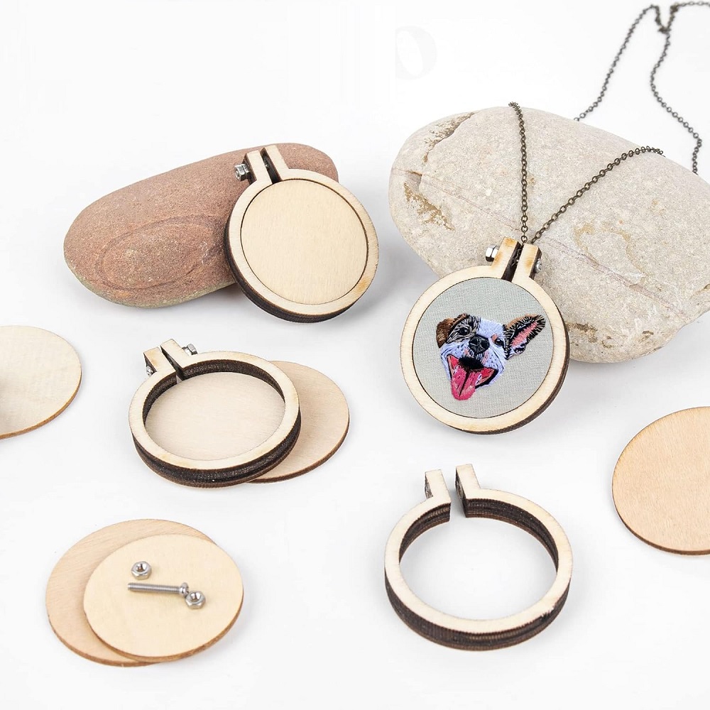 10 pezzi mini cerchio da ricam - Wood Ring Blank recensione e prezzo