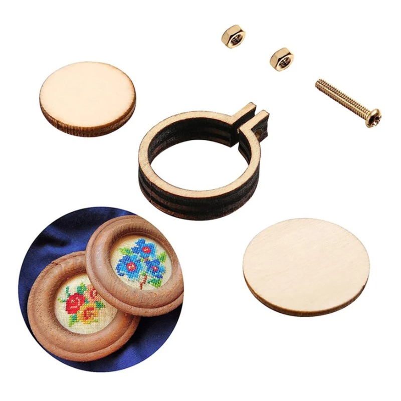 1/3/5 pezzi anello per ricamo  - Wood Ring Blank recensione e prezzo