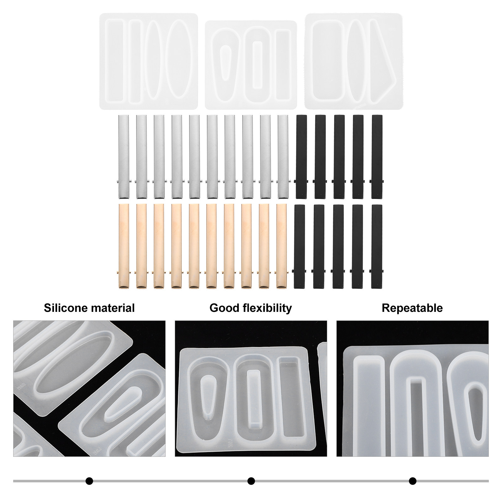 1 set di stampi flessibili in  - Resin Crafts Diy recensione e prezzo