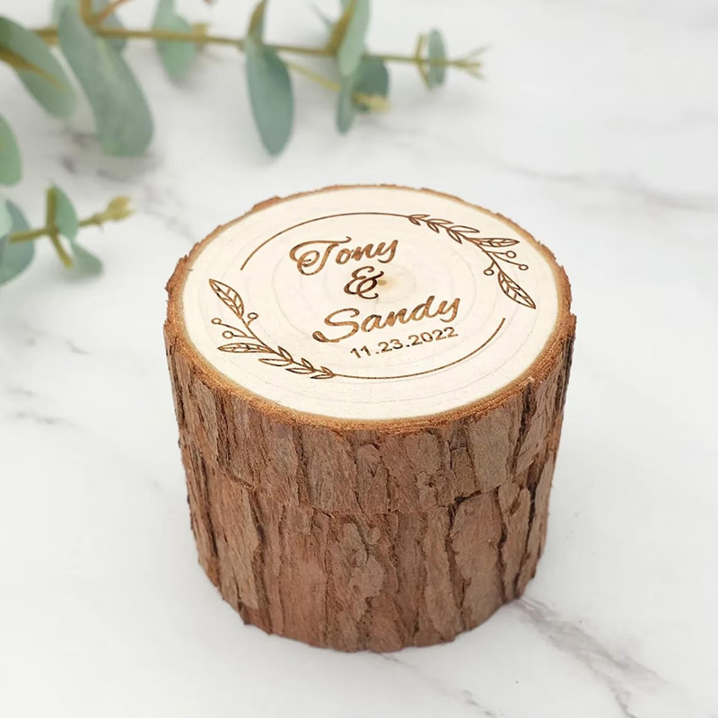 Scatola per fedi nuziali in le - Wood Ring Blank recensione e prezzo